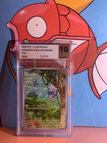 Medite Illustratie Pokémon Stellar Crown UCG 10 Gem Mint