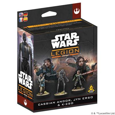 Star Wars Legioen Cassian Andor, Jyn Erso & K-2SO