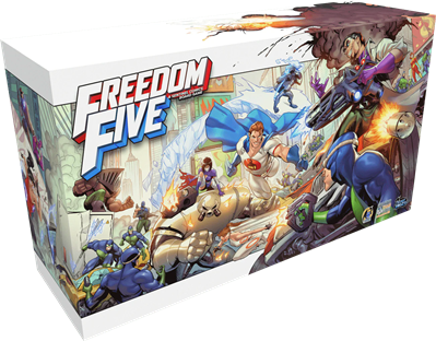 Vrijheid vijf een Sentinel Comics Board -spel
