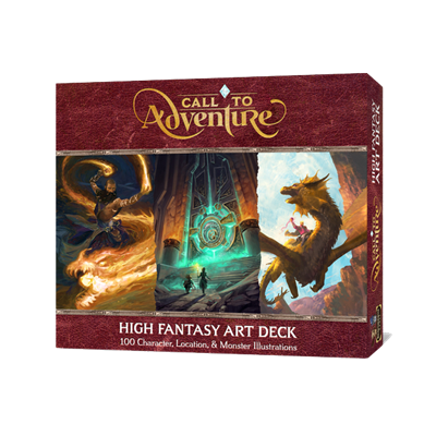 Call to Adventure High Fantasy Art Deck