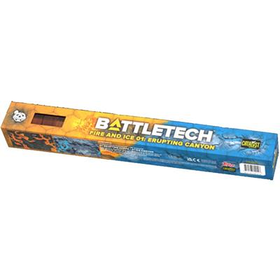 BattleTech BattleMat Vuur en ijs uitbarstende kloof