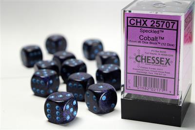 Dobbelsteenset Spec 16mm Cobalt D6 (12)