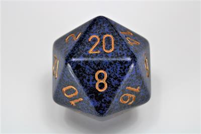 Dobbelsteenset Spec Golden Cobalt D20
