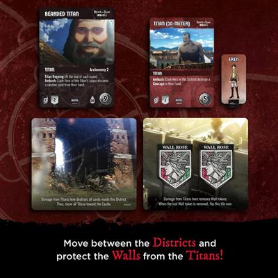 Aanval op Titan Deck Building Game Seizoen 1