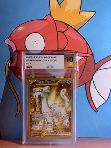 Chien-Pao ex hyperzeldzame Pokémon Paldea geëvolueerd UCG 10
