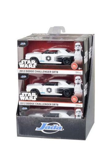 Star Wars Diecast Model 1:32 Stormtrooper 2012 Dodge Challenger SRT8 Assortiment (6)