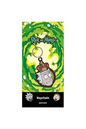 Rick en Morty PVC sleutelhanger Koning van S**t