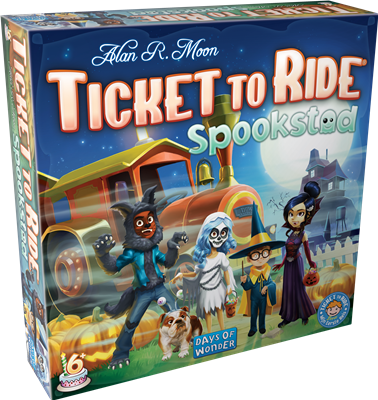 Ticket voor een ritje in Spookstad