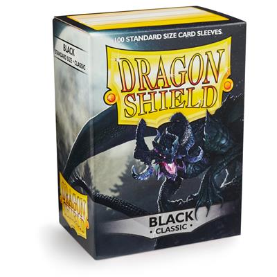 Mouwen Dragon Shield - Black (100CT)
