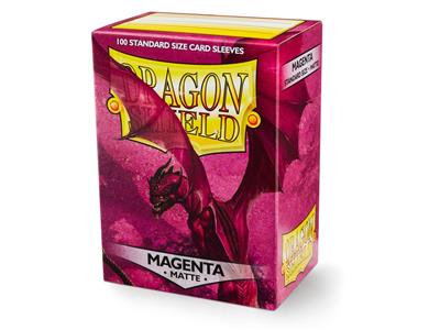 Mouwen Dragon Shield Matte - Magenta (100ct)