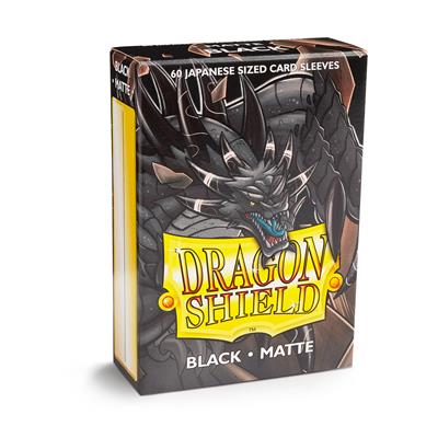 Mouwen Dragon Shield Matte Japans zwart (60CT)