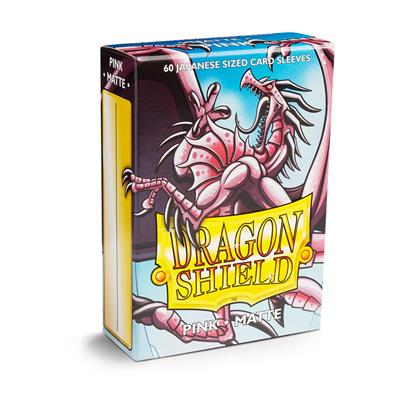 Mouwen Dragon Shield Matte Japans roze (60ct)