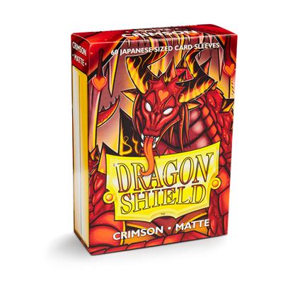 Mouwen Dragon Shield Matte Japanse Crimson (60CT)