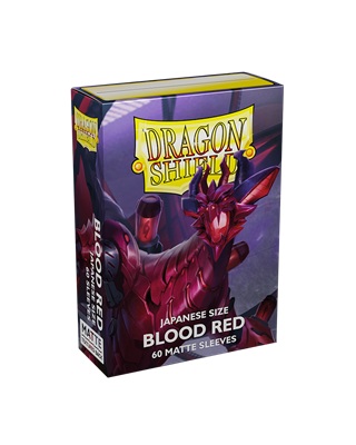 Mouwen Dragon Shield Matte Japans rood (60ct)