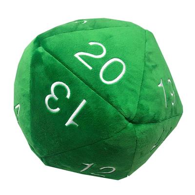 Jumbo D20 Pluche Dobbelsteen Groen