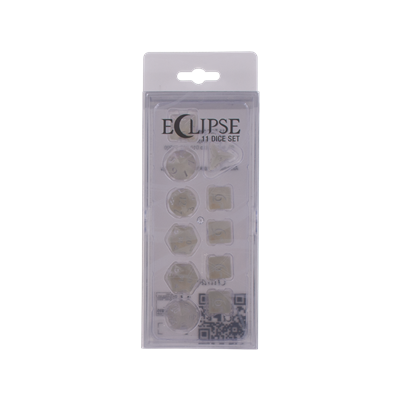 DICE Eclipse Artic White 11 dobbelstenenset
