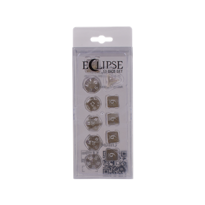 DICE Eclipse Smoke Grey 11 Dobbelstenen Set