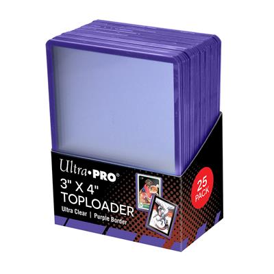 Toploaders 3x4 Paarse Rand (25)