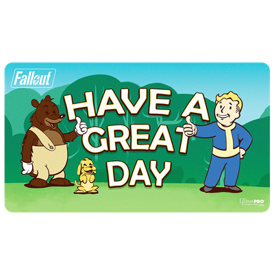 SPEELMAT Fallout Vault Boy Fijne dag