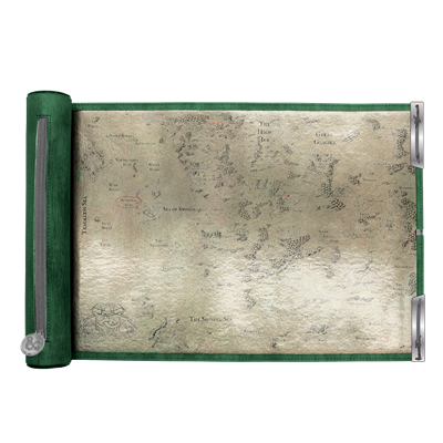 D & D premium dobbelstenen scroll -kaart Drizzt