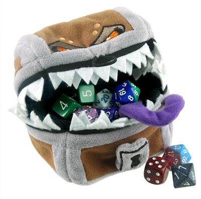 DOBBELSTENENZAK D&D Mimic Gamer Pouch