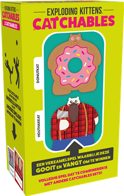 Exploderende kittens Catchables Houthakkat & Donutkat