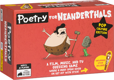 Poëzie voor Neanderthals Pop Culture Edition