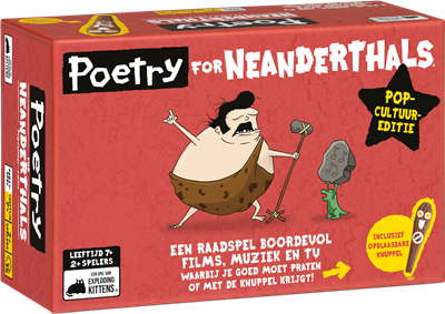 Poëzie voor Neanderthals Pop Culture Edition
