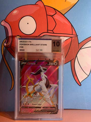 Arceus V Full Art PSA 10 Gem Mint Pokémon-kaart