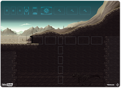 Fallout Shelter-speelmat