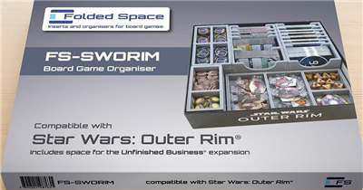 Gevouwen Space Star Wars buitenrand