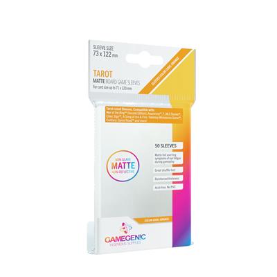SLEEVES Mat Bordspel - Oranje 73x122mm (50)