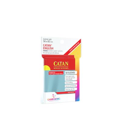 SLEEVES Prime Bordspel - Rood 56x82mm (50)