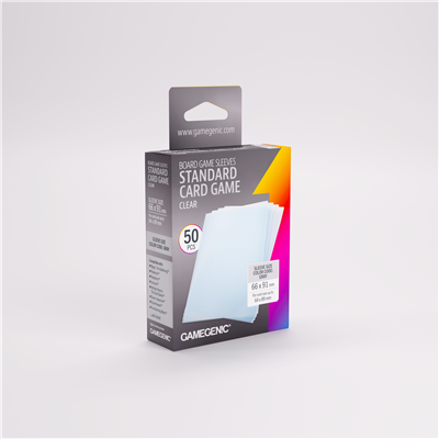 SLEEVES Prime Bordspel - Grijs 66x91mm (50)