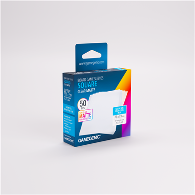 SLEEVES Mat Bordspel - Blauw 73x73mm (50)
