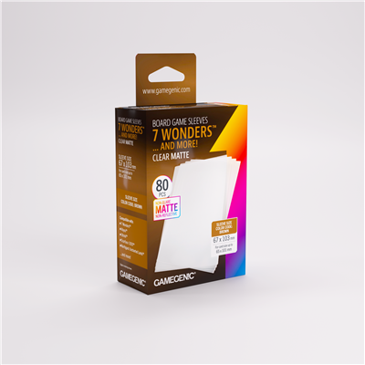 SLEEVES Mat Bordspel - Bruin 67x103 (80)