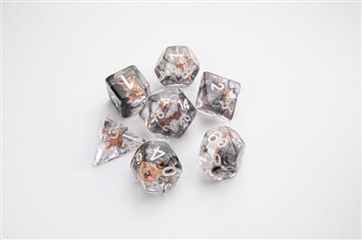 DICE Embraced Shield & Weapons RPG Dobbelstenen set 7-dlg