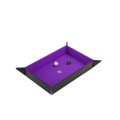 Magnetische Dobbelsteenbak Rechthoekig Zwart/Paars