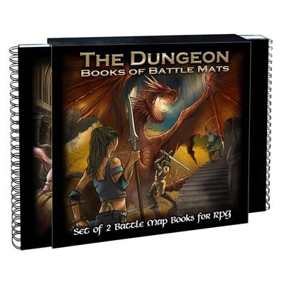 Dungeon Books of Battle Mats 2 Bookset