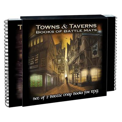 Towns & Taverns Books of Battle Mats 2 Bookset