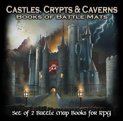Kastelen, Crypten & Grotten Battle Mats 2 Boekenset