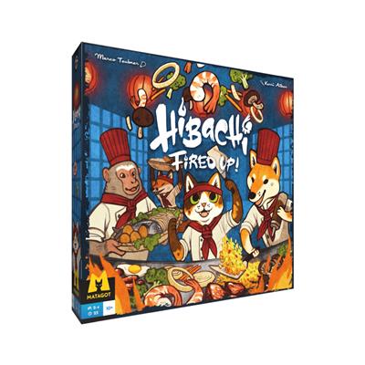 Hibachi is in vuur en vlam gezet