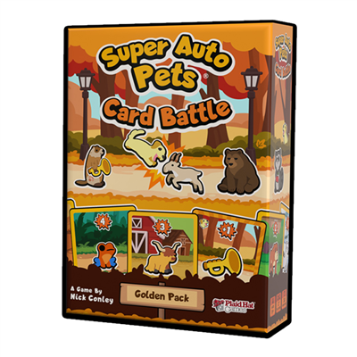 Super Auto Pets-kaartgevecht Golden Pack