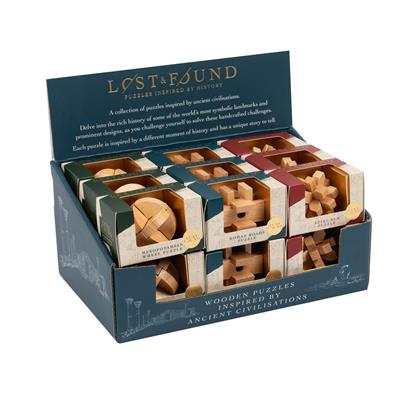 Oude beschaving Wood Puzzles Mix (display 18)