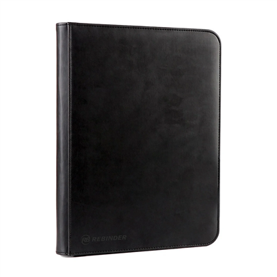 Toploader-binder met 9-pocket zwart