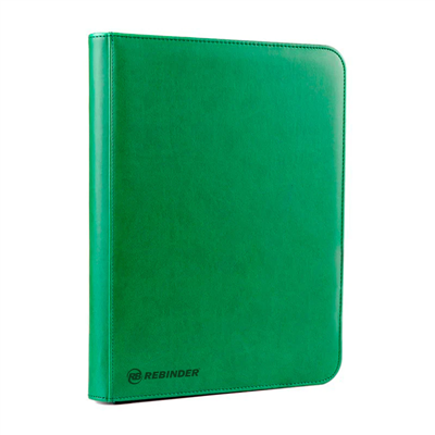 Toploader-bindmiddel ritst 9-pocket groen