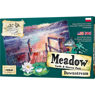 Meadow stroomafwaartse kaarten en mouwenpakket