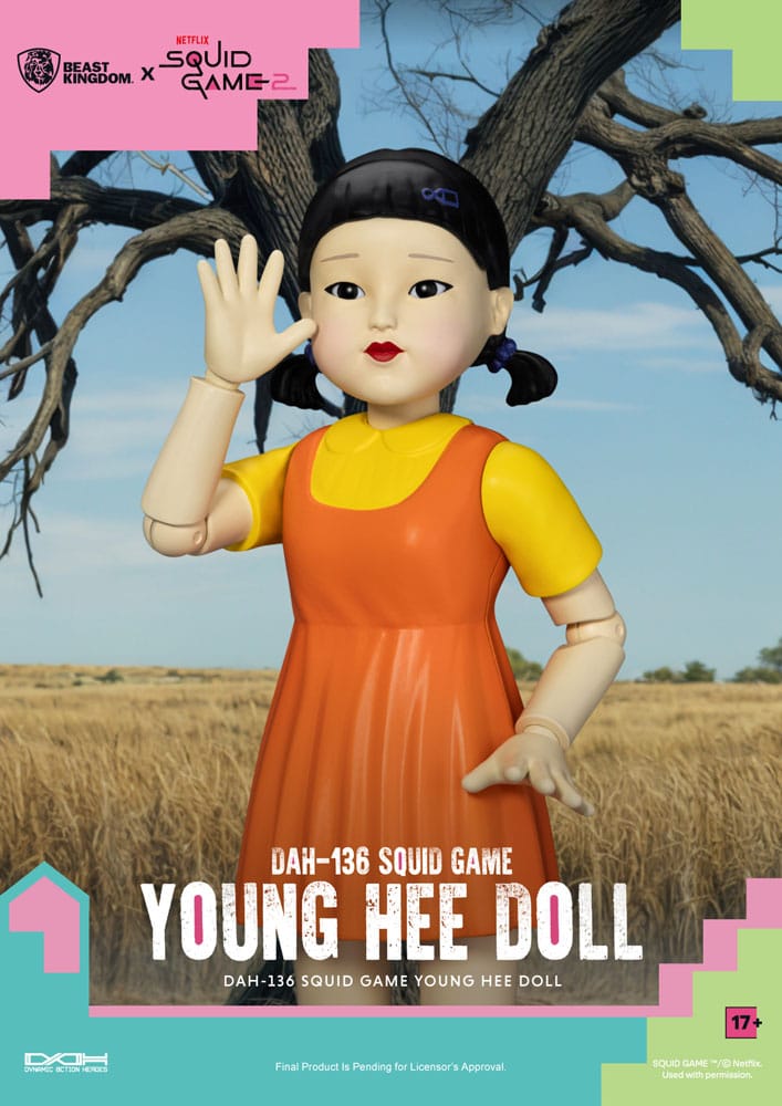Inktvisspel Actiefiguur met geluid Young Hee Pop 30 cm
