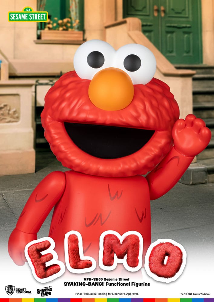 Sesamstraat Syaking Bang Vinyl Spaarpot Elmo 47 cm