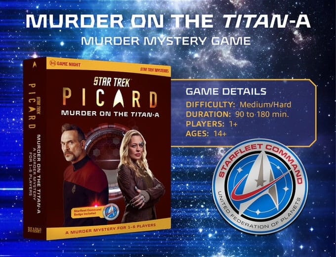 Star Trek: Picard Murder Mystery Game Murder on the Titan-A *Engelse versie*